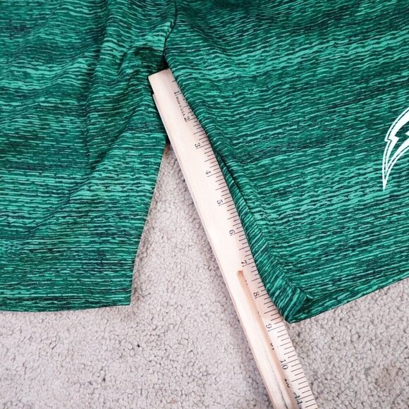 Adidas Basketball Shorts Medium Green Game Issued George Mason Patriots - Picture 2 of 11